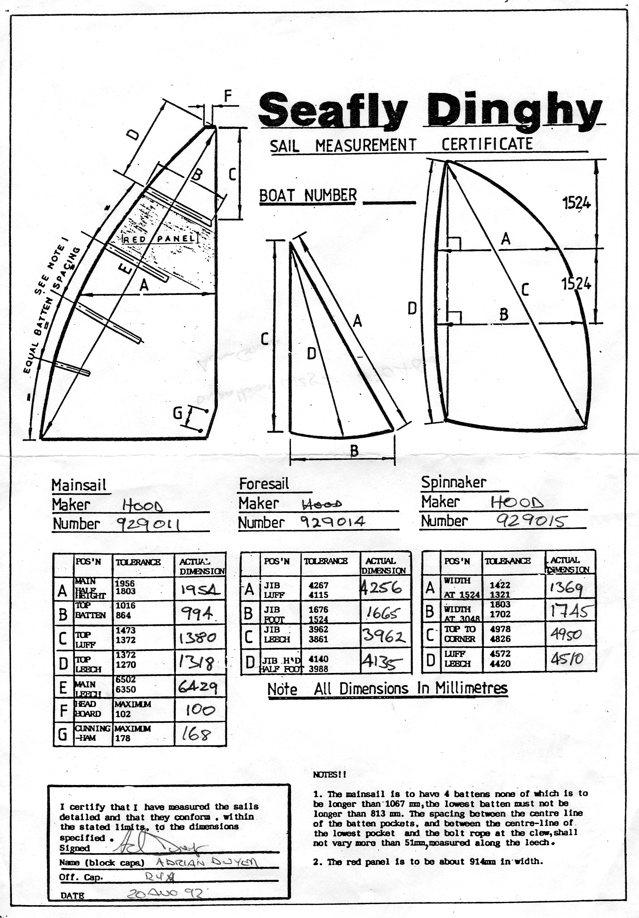 The Seafly Sailing Dinghy